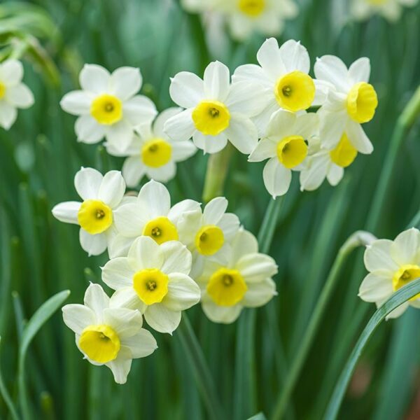 Votaniki Narcissus Minnow Daffodil Bulbs - Perennial & Fragrant Flower, Narcissus Minnow (Tazetta Daffodil) | Spring Flowering Bulbs - Easy to Grow Daffodil