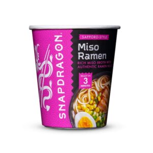 Snapdragon Sapporo-Style Miso Ramen Cups, 2.2 Ounce (Pack of 8) (3 Pack)