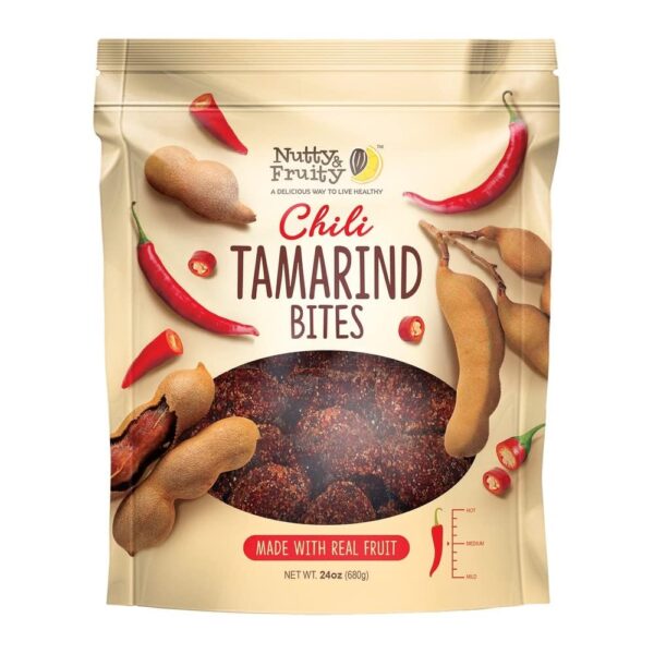 Nutty & Fruity Spicy Chili Tamarind Bites, 24 oz