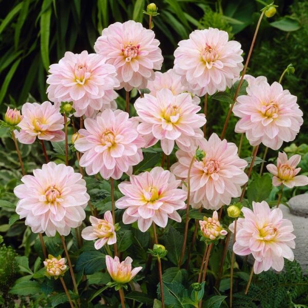 Votaniki Decorative Dahlia Bonesta - Perennials, Dahlia Tubers for Planting | Summer Flowering Dahlia, Suitable for Growing in Pots & Containers, Easy to Grow