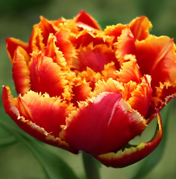 Votaniki Crystal Beauty Tulip Bulbs - Hardy Perennials, Crystal Beauty Fringed Double Late Tulip Bulbs for Planting | Late Spring Flower Bulbs - Easy to Grow